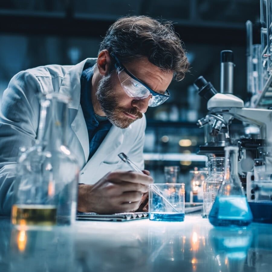Laboratory quality testing minerals